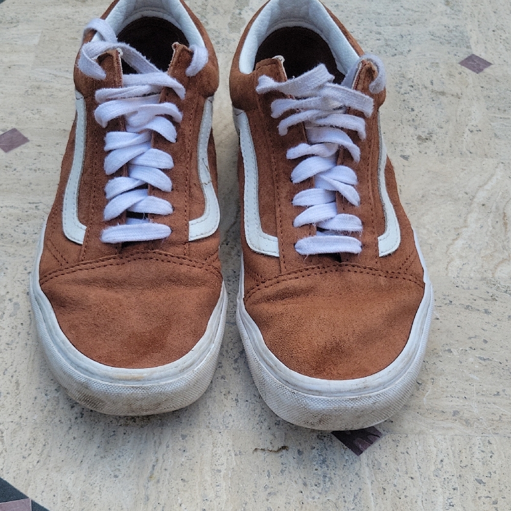 Men's Brown Suede Sneakers By VANS